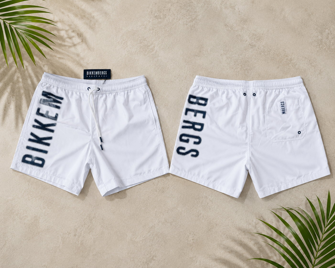 Costume mare da uomo Bikkembergs dal design moderno e sportivo