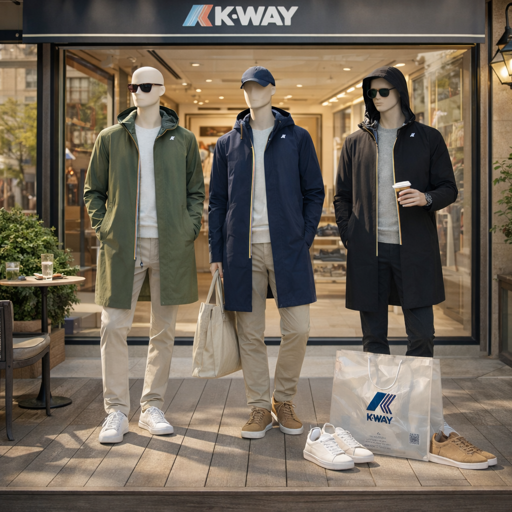 Giubbino K-Way Tommy Bonded offerta limitata