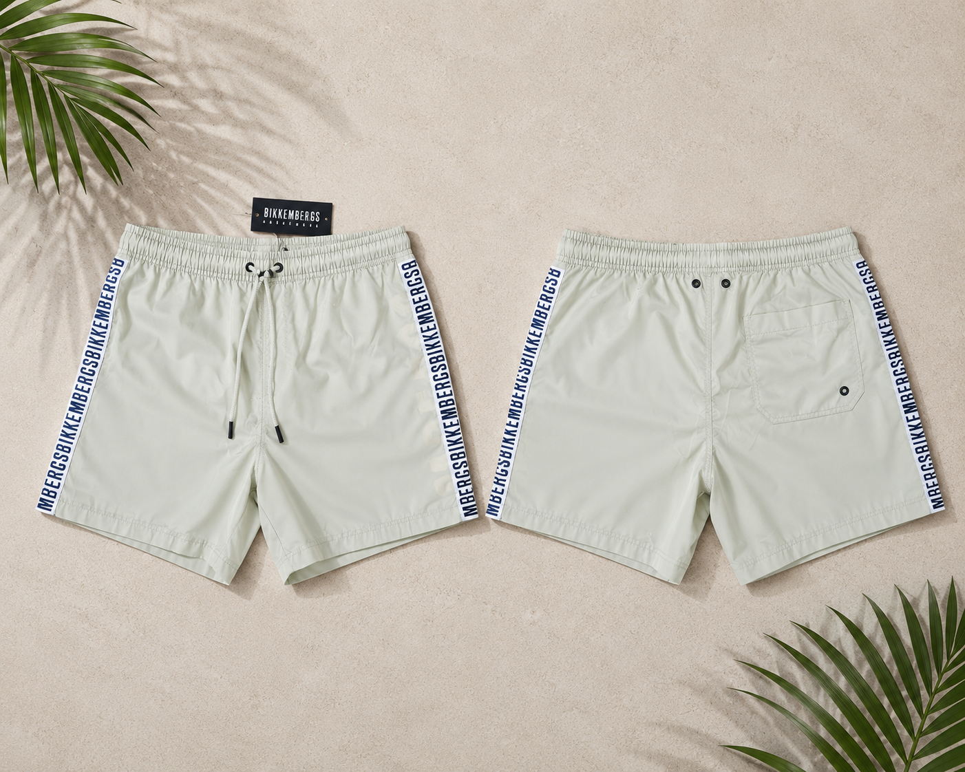 Costume mare da uomo Bikkembergs dal design moderno e sportivo,