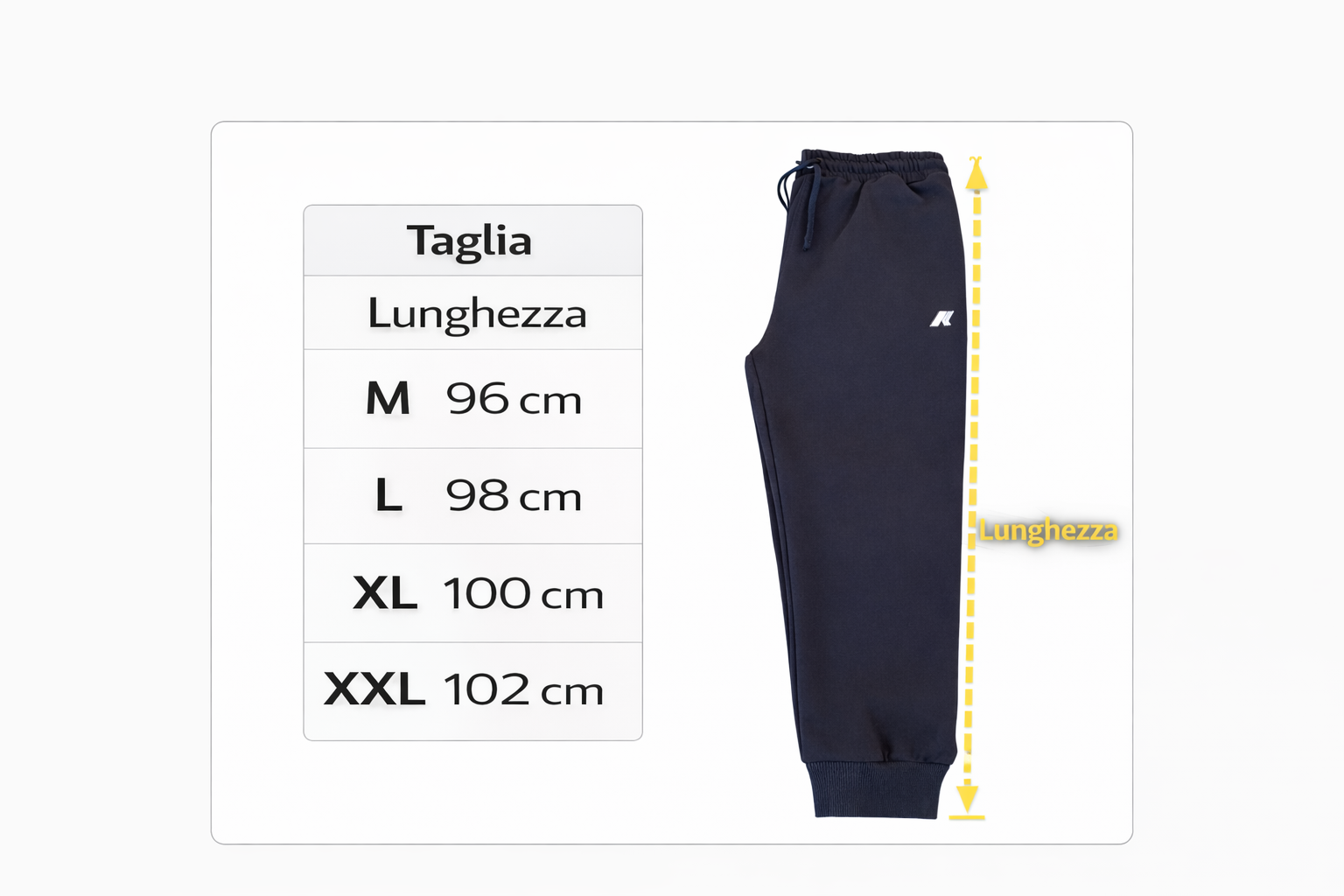 K-Way pantalone tuta prim/estete.