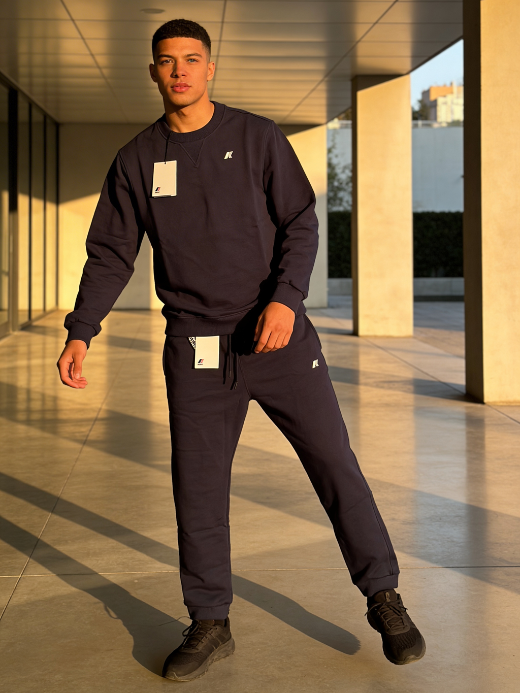 Tuta K-Way uomo giro collo prim/estate interno calzato