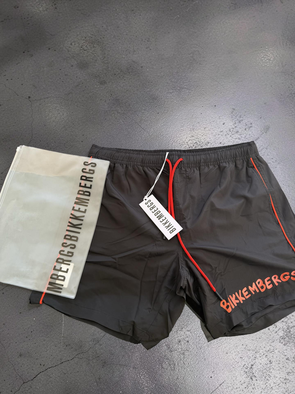 Bikkembergs costume da mare Blak Red