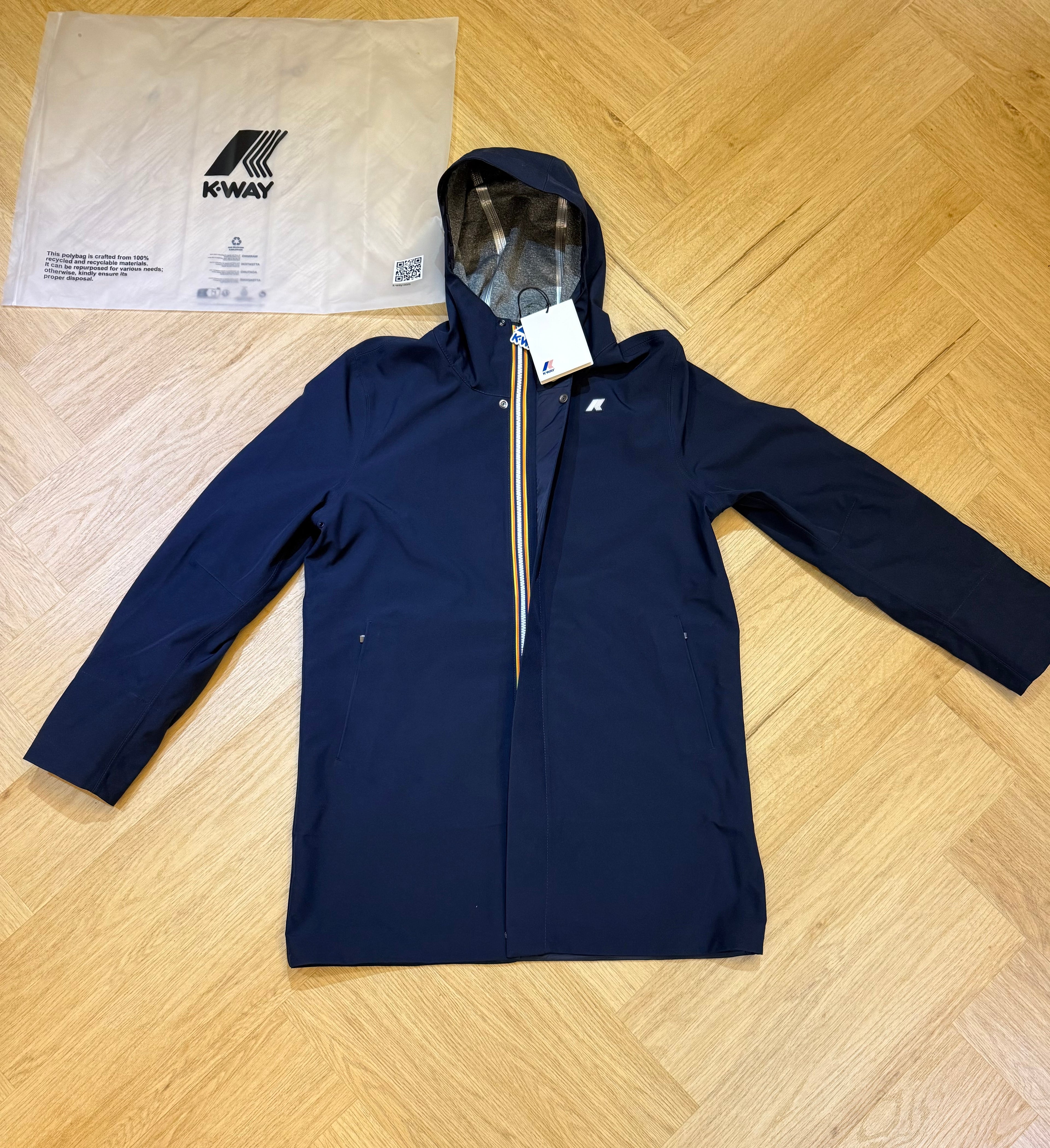 Giubbino K-Way Tommy Bonded offerta limitata