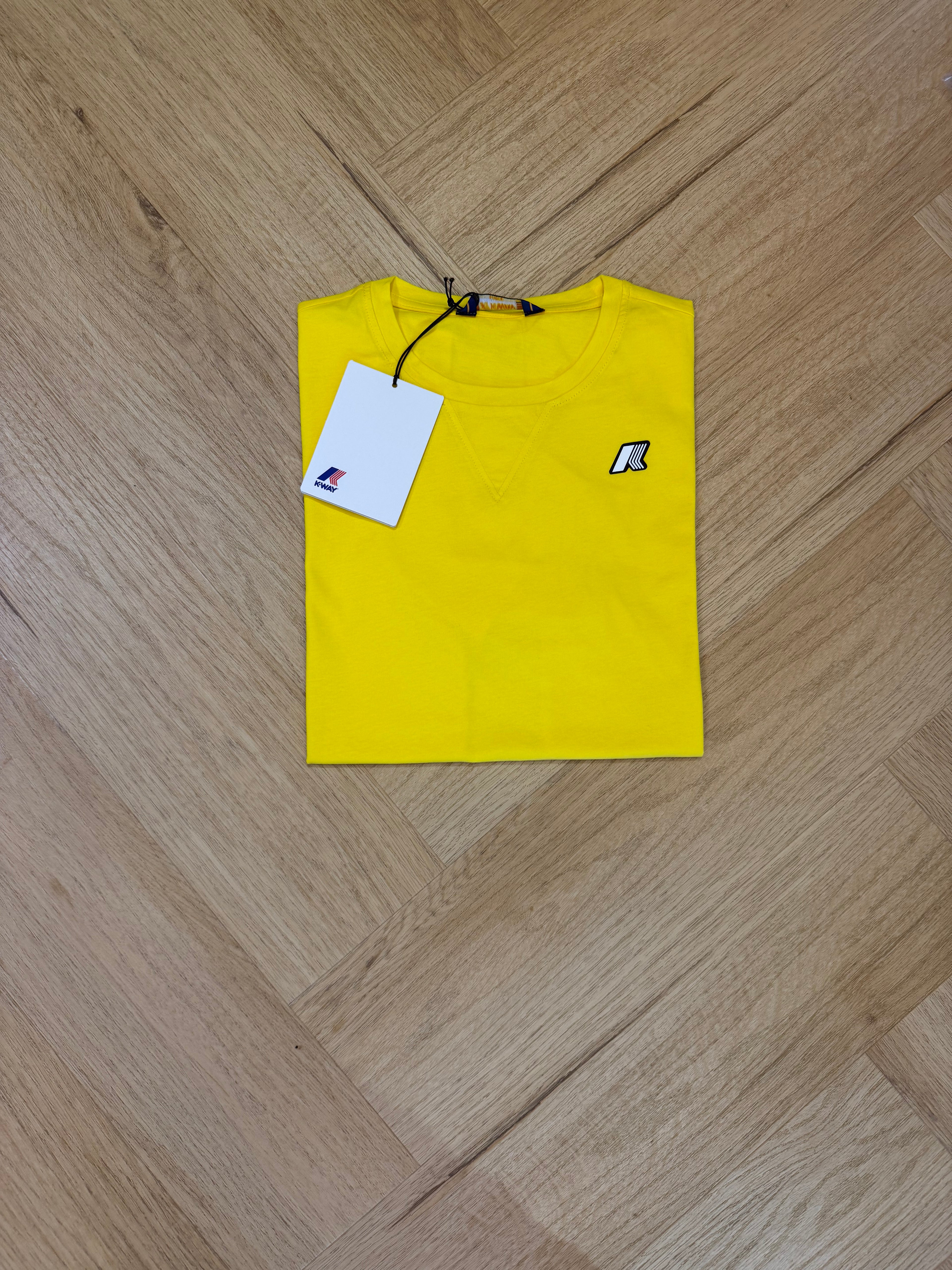 K-Way Shirt uomo mezza manica logo gommato